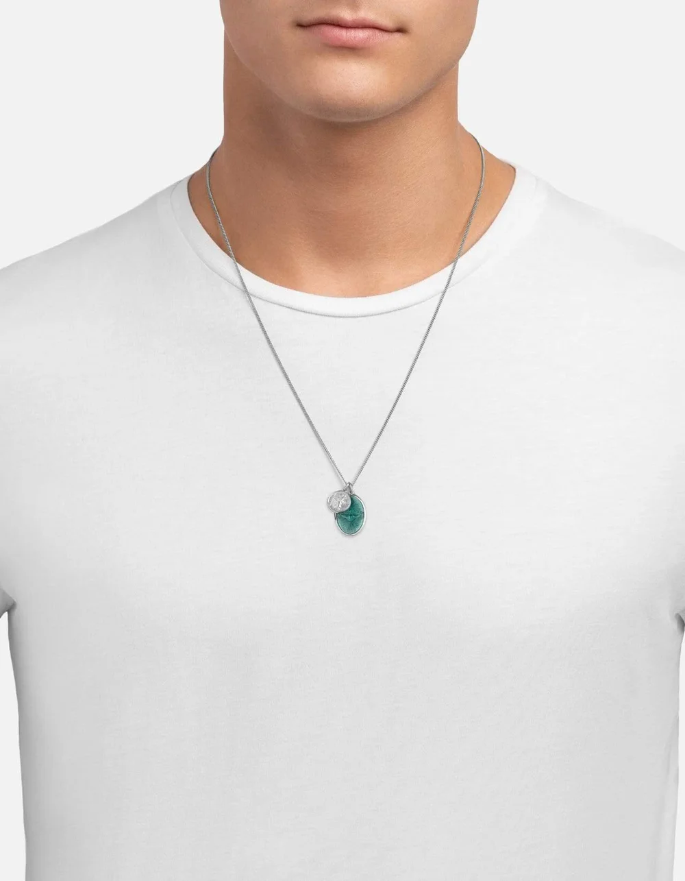 Miansai - Mini dove pendant necklace in Teal — Poetry of